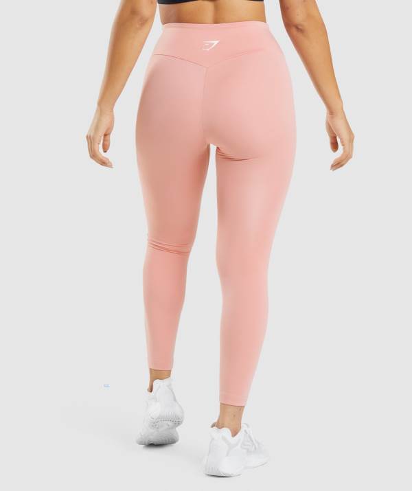 Damske Legíny Gymshark Training Ruzove | UY4516879